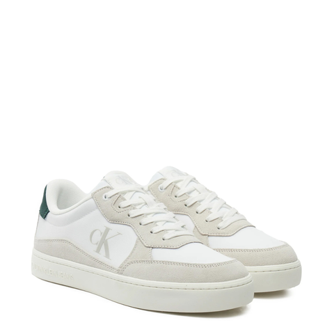 GIÀY SNEAKER NAM MÀU TRẮNG - CALVIN KLEIN - NHẬP KHẨU CHÍNH HÃNG TỪ Ý