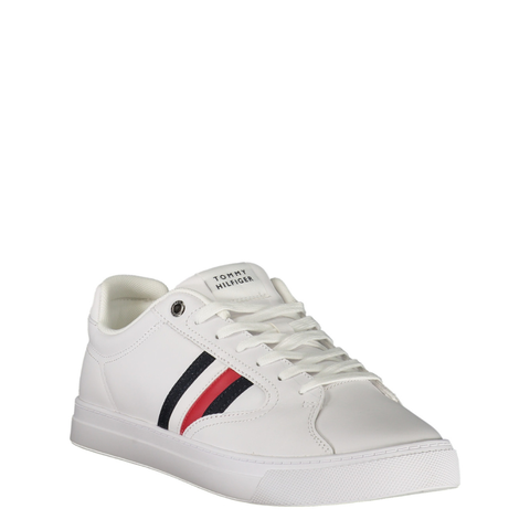 GIÀY SNEAKER NAM MÀU TRẮNG - TOMMY HILFIGER - NHẬP KHẨU CHÍNH HÃNG TỪ Ý