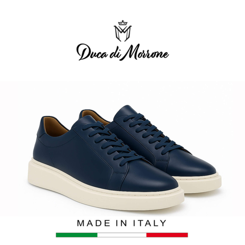 GIÀY THỂ THAO DA NAM (DA THẬT) - DUCA DI MORRONE - SẢN XUẤT TẠI ITALY