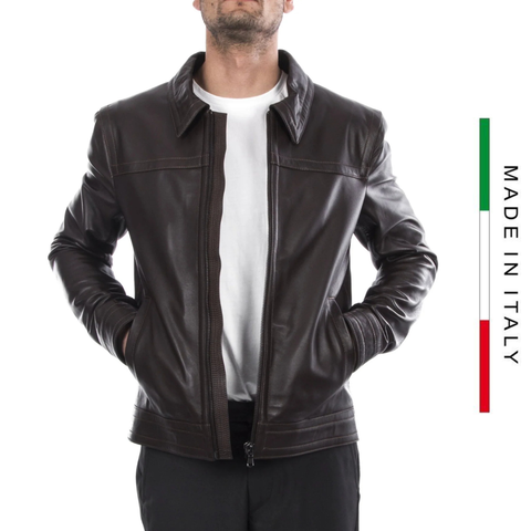 ORDER ÁO KHOÁC DA NAM CAO CẤP SẢN XUẤT THỦ CÔNG - ITALY LEATHER - NHẬP KHẨU CHÍNH NGẠCH TỪ Ý