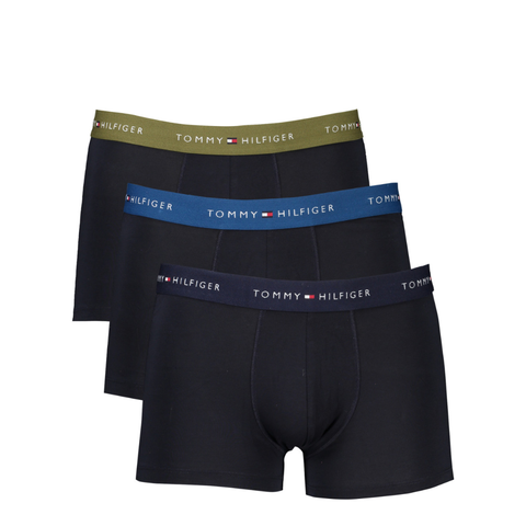 PACK 3 QUẦN SỊP ĐÙI NAM MÀU XANH ĐEN - TOMMY HILFIGER - NHẬP KHẨU CHÍNH HÃNG TỪ Ý