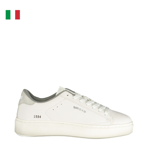 GIÀY SNEAKER NAM MÀU TRẮNG - GAS - NHẬP KHẨU CHÍNH HÃNG TỪ ITALIA