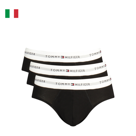 PACK 3 QUẦN SỊP NAM MÀU ĐEN - TOMMY HILFIGER - NHẬP KHẨU CHÍNH HÃNG TỪ Ý