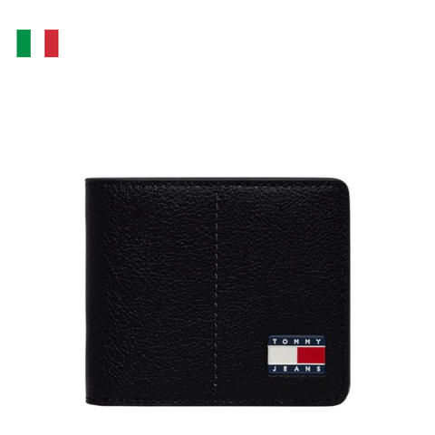 VÍ DA NAM MÀU ĐEN AM0AM13699_BDS - TOMMY HILFIGER - NHẬP KHẨU CHÍNH HÃNG TỪ Ý