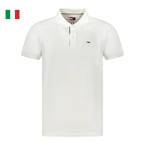 ÁO POLO NAM MÀU TRẮNG - TOMMY HILFIGER - NHẬP KHẨU CHÍNH HÃNG TỪ Ý