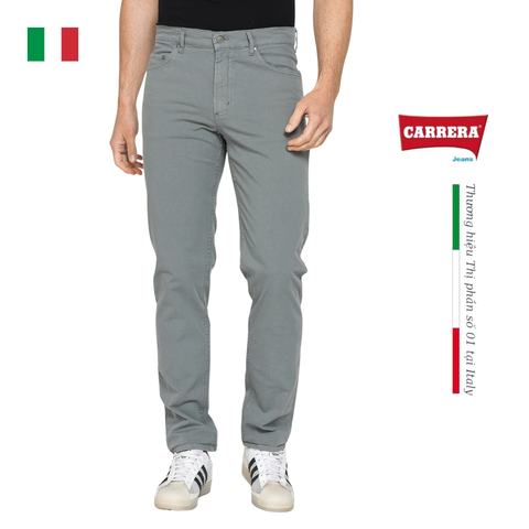 QUẦN KAKI NAM 5 TÚI VẢI CANVAS CO GIÃN NHẸ 7009167A - CARRERA JEANS - NHẬP KHẨU CHÍNH NGẠCH TỪ Ý