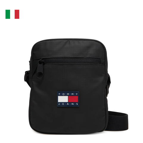 TÚI ĐEO CHÉO MÀU ĐEN - TOMMY HILFIGER - NHẬP KHẨU CHÍNH HÃNG TỪ Ý