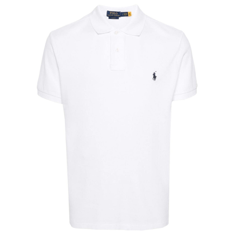 ÁO POLO NAM SLIM FIT MÀU TRẮNG 710548797001 - RALPH LAUREN - NHẬP KHẨU CHÍNH HÃNG TỪ CHLB ĐỨC