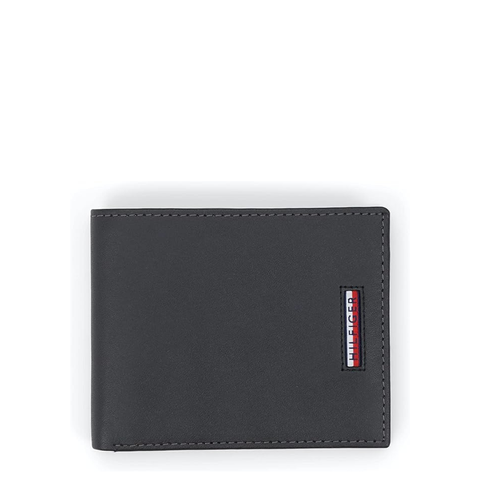 VÍ NAM DA THẬT MÀU ĐEN 31TL130057-001 - TOMMY HILFIGER - NHẬP KHẨU CHÍNH HÃNG TỪ MỸ