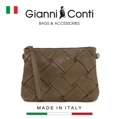 TÚI CLUTCH NỮ DA THẬT 4693859-61 – GIANNI CONTI - SẢN XUẤT THỦ CÔNG TẠI ITALY