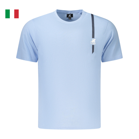 ÁO THUN CỘC TAY NAM MÀU XANH NHẠT - U.S. GRAND - NHẬP KHẨU CHÍNH HÃNG TỪ Ý