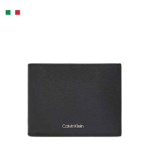 VÍ DA THẬT NAM MÀU ĐEN K50K512925_BEH – CALVIN KLEIN - NHẬP KHẨU CHÍNH HÃNG TỪ Ý