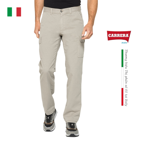 QUẦN TÂY NAM VẢI GABARDINE COTTON 6191342A - CARRERA JEANS - NHẬP KHẨU CHÍNH NGẠCH TỪ Ý