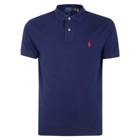 ÁO POLO NAM SLIM FIT MÀU XANH BLUE 710795080007 - RALPH LAUREN - NHẬP KHẨU CHÍNH HÃNG TỪ CHLB ĐỨC