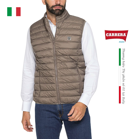 ÁO KHOÁC GILE PHAO NAM SIÊU NHẸ 406P1417A – CARRERA JEANS - NHẬP KHẨU CHÍNH NGẠCH TỪ Ý