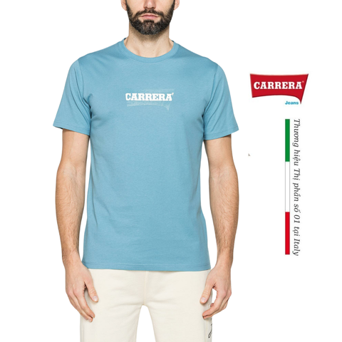 ÁO THUN NAM CỘC TAY BASIC IN LOGO – CARRERA JEANS - NHẬP KHẨU CHÍNH HÃNG TỪ Ý