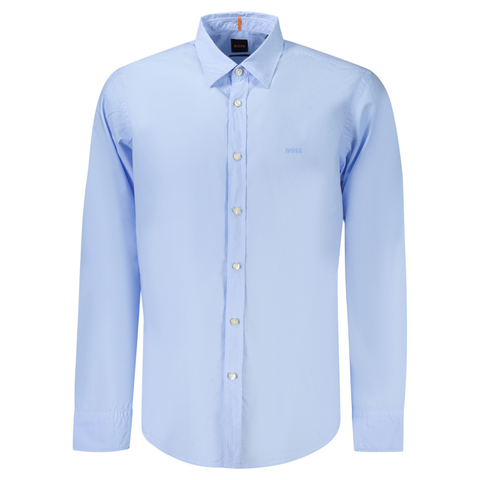 ÁO SƠ MI NAM DÀI TAY MÀU XANH NHẠT - BOSS - NHẬP KHẨU CHÍNH HÃNG TỪ ITALY