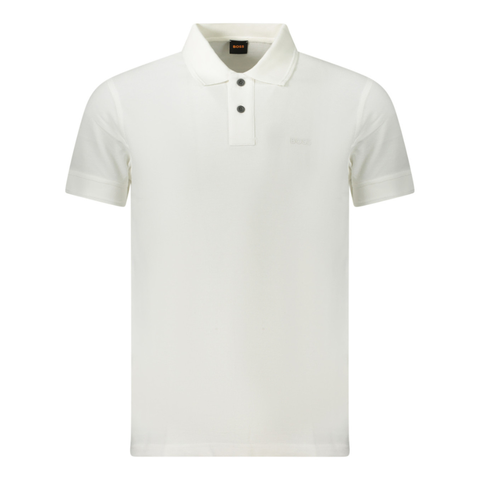 ÁO POLO NAM CỘC TAY MÀU TRẮNG - BOSS - NHẬP KHẨU CHÍNH HÃNG TỪ ITALIA