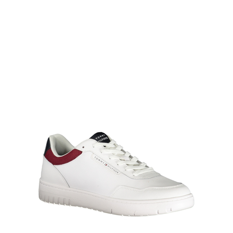 GIÀY SNEAKER NAM MÀU TRẮNG - TOMMY HILFIGER - NHẬP KHẨU CHÍNH HÃNG TỪ Ý