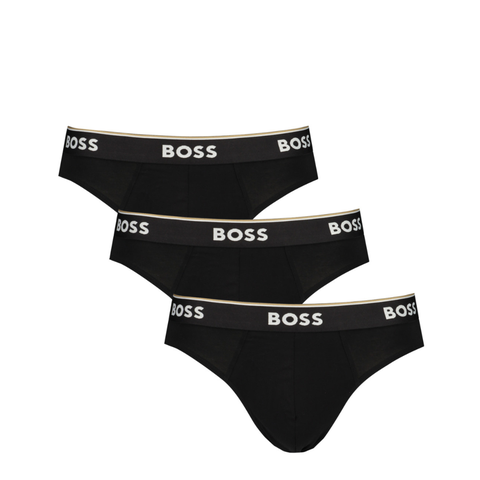 PACK 3 QUẦN SỊP NAM MÀU ĐEN - HUGO BOSS - NHẬP KHẨU CHÍNH HÃNG TỪ Ý