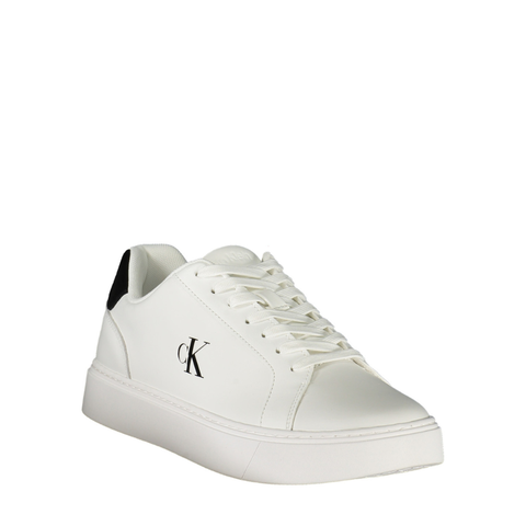 GIÀY SNEAKER NAM MÀU TRẮNG - CALVIN KLEIN - NHẬP KHẨU CHÍNH HÃNG TỪ Ý