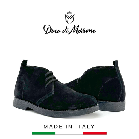 GIÀY BOOTS DA LỘN NAM (DA THẬT) - DUCA DI MORRONE - SẢN XUẤT TẠI ITALY