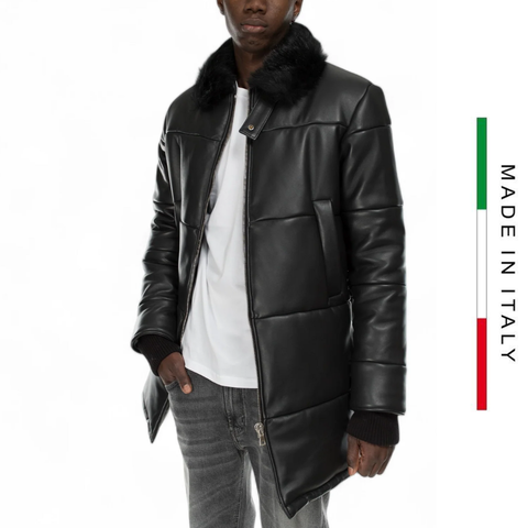 ORDER ÁO KHOÁC PARKA DA NAM CAO CẤP SẢN XUẤT THỦ CÔNG - ITALY LEATHER - NHẬP KHẨU CHÍNH NGẠCH TỪ Ý