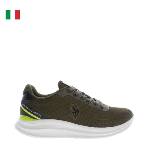 GIÀY THỂ THAO NAM MÀU XANH RÊU - U.S. POLO ASSN. - NHẬP KHẨU CHÍNH HÃNG TỪ Ý