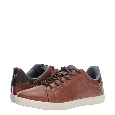 GIÀY SNEAKER NAM DA THẬT MÀU NÂU TORIS - TOMMY HILFIGER - NHẬP KHẨU CHÍNH HÃNG TỪ MỸ