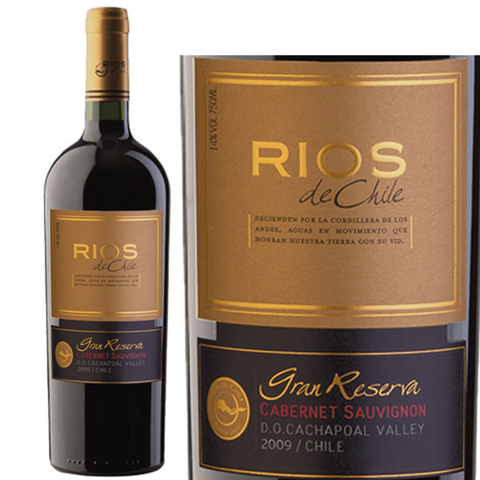 RƯỢU VANG ĐỎ - CHILE - RIOS GRAN RESERVA - CABERNET SAUVIGNON