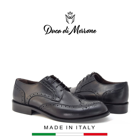 GIÀY TÂY DA NAM (DA THẬT) - DUCA DI MORRONE - SẢN XUẤT TẠI ITALY