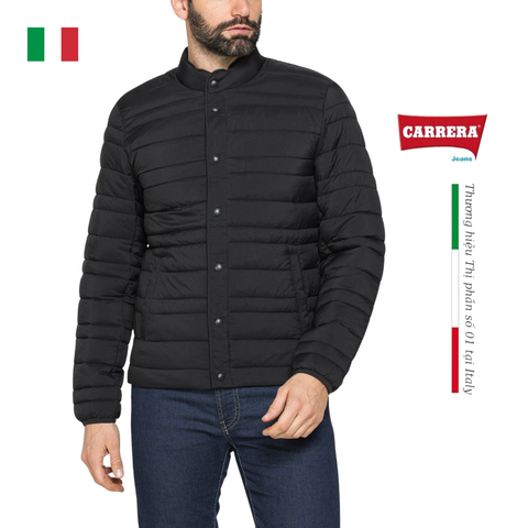 ÁO KHOÁC PHAO NAM MỎNG CỔ TRÒN 408U1418A – CARRERA JEANS - NHẬP KHẨU CHÍNH NGẠCH TỪ Ý