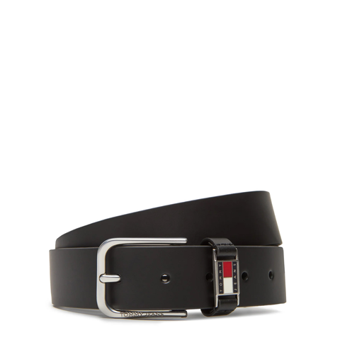 THẮT LƯNG DA THẬT NAM MÀU ĐEN - TOMMY HILFIGER - NHẬP KHẨU CHÍNH HÃNG TỪ Ý