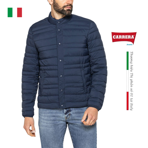 ÁO KHOÁC PHAO NAM MỎNG CỔ TRÒN 408U1418A – CARRERA JEANS - NHẬP KHẨU CHÍNH NGẠCH TỪ Ý