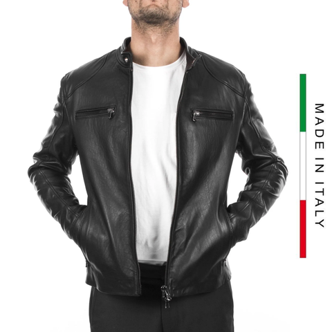 ORDER ÁO KHOÁC DA NAM CAO CẤP SẢN XUẤT THỦ CÔNG - ITALY LEATHER - NHẬP KHẨU CHÍNH NGẠCH TỪ Ý
