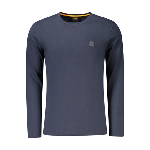 ÁO THUN DÀI TAY NAM MÀU XANH THAN - HUGO BOSS - NHẬP KHẨU CHÍNH HÃNG TỪ ITALIA