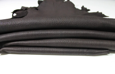 ORDER MIẾNG DA DÊ Ý CAO CẤP NÂU SẪM SẦN SÙI - ITALY LEATHER - NHẬP KHẨU CHÍNH HÃNG TỪ Ý