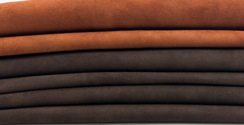 ORDER MIẾNG DA DÊ Ý CAO CẤP DA LỘN NÂU 3 TÔNG MÀU - ITALY LEATHER - NHẬP KHẨU CHÍNH HÃNG TỪ Ý