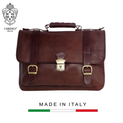 CẶP DA  -  MEDICI OF FLORENCE - SẢN XUẤT THỦ CÔNG TẠI ITALIA