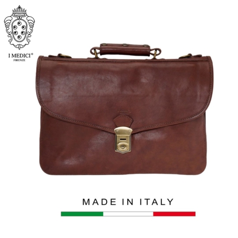 CẶP DA  -  MEDICI OF FLORENCE - SẢN XUẤT THỦ CÔNG TẠI ITALIA