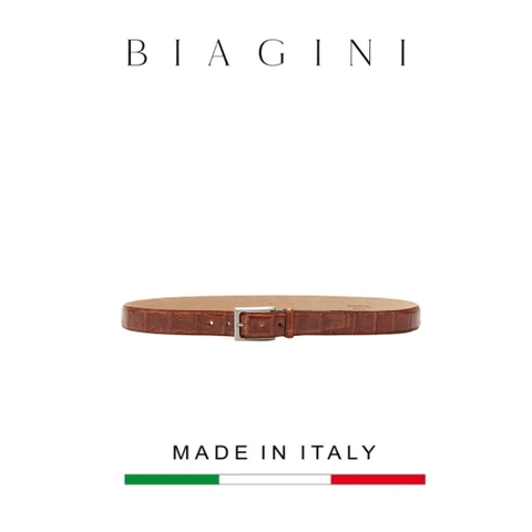 DÂY LƯNG NAM DA CÁ SẤU – BIAGINI - SẢN XUẤT THỦ CÔNG TỪ ITALY