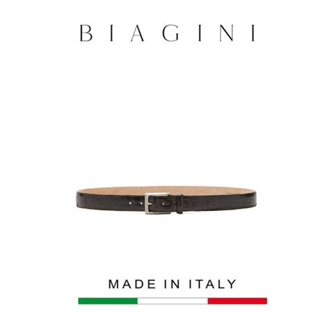 DÂY LƯNG NAM DA CÁ SẤU – BIAGINI - SẢN XUẤT THỦ CÔNG TỪ ITALY