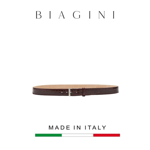 DÂY LƯNG NAM DA CÁ SẤU – BIAGINI - SẢN XUẤT THỦ CÔNG TỪ ITALY
