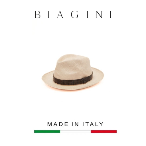 MŨ RƠM PANAMA - BIAGINI - SẢN XUẤT THỦ CÔNG Ở Ý
