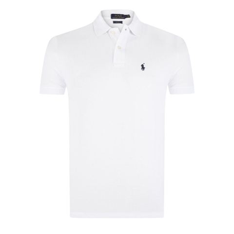ÁO POLO CÓ CỔ NAM SLIM FIT BIG SIZE TRẮNG - RALPH LAUREN - NHẬP KHẨU CHÍNH HÃNG TỪ CHLB ĐỨC