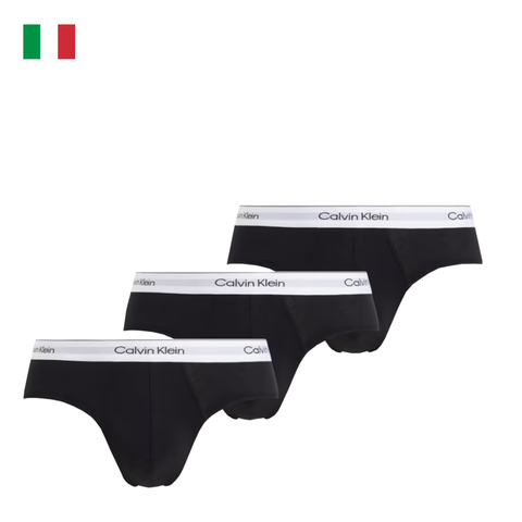 SET 3 QUẦN SỊP TAM GIÁC NAM MÀU ĐEN - CALVIN KLEIN - NHẬP KHẨU CHÍNH HÃNG TỪ Ý