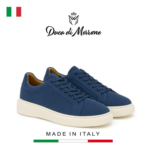 GIÀY THỂ THAO DA LỘN NAM (DA THẬT) - DUCA DI MORRONE - SẢN XUẤT TẠI ITALY