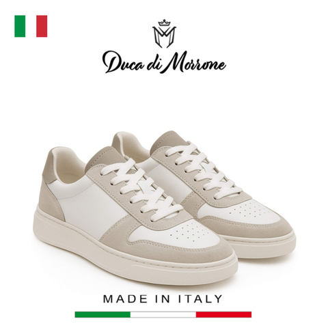 GIÀY SNEAKER DA LỘN NAM (DA THẬT) - DUCA DI MORRONE - SẢN XUẤT TẠI ITALY