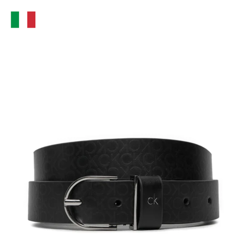 THẮT LƯNG DA THẬT NỮ MÀU ĐEN K60K612860 0GJ - CALVIN KLEIN - NHẬP KHẨU CHÍNH HÃNG TỪ Ý
