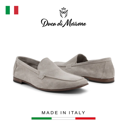 GIÀY LƯỜI DA LỘN NAM (DA THẬT) - DUCA DI MORRONE - SẢN XUẤT TẠI ITALY